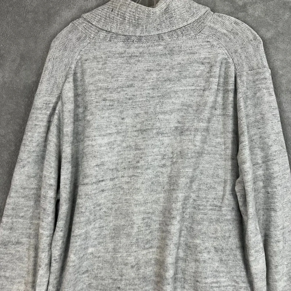 J Crew Shawl Neck Cardigan Sweater Mens L Grey Cotton ClassicPreppy Academia